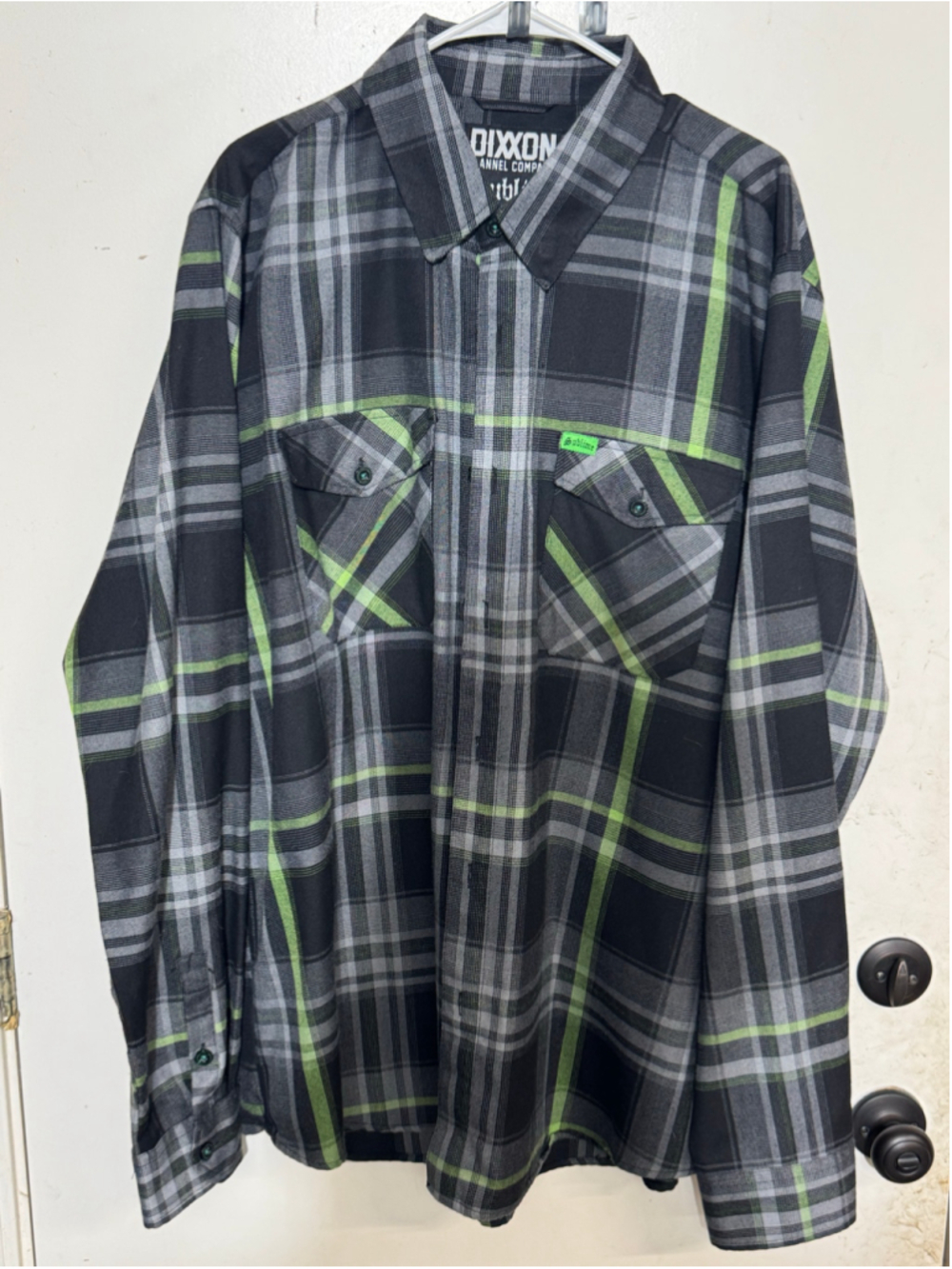 Men's Dixxon Flannel Company Sublime Plaid Shirt 2XLT Black Green